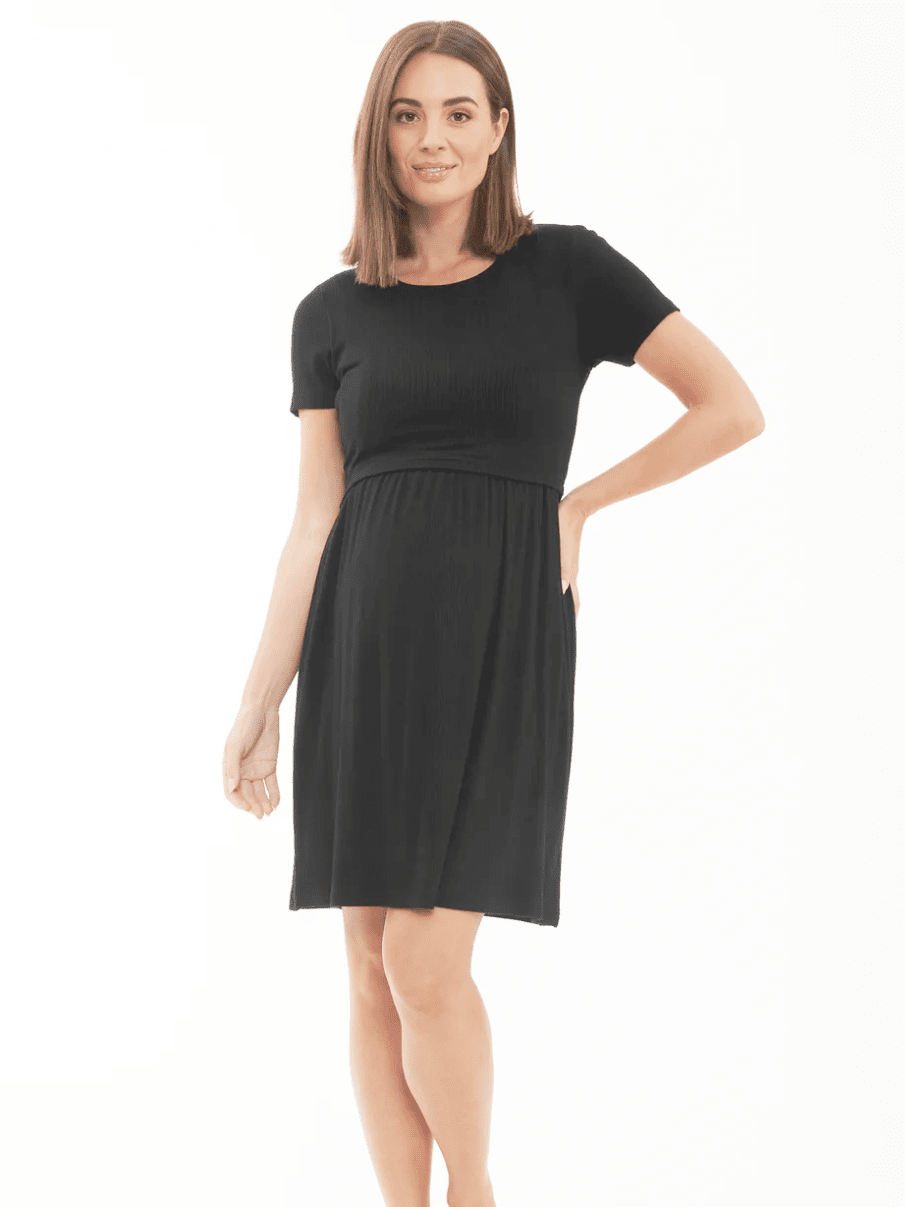 Ribbed Nursing Dress Dresses Ripe 