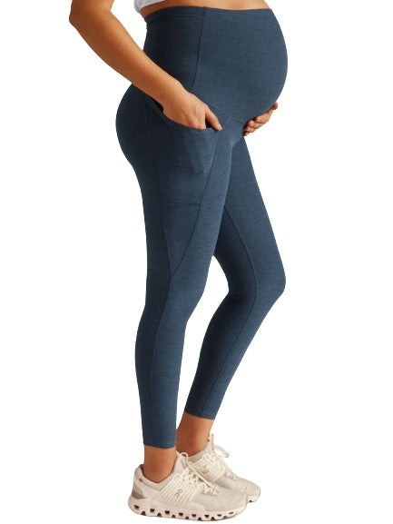 Spacedye Pocket Legging Bottoms Beyond Yoga XS Noctornal Navy 