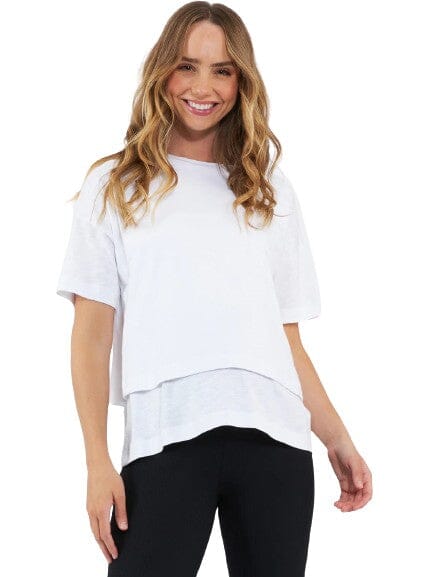 Claude Nursing Top Ripe White XS 