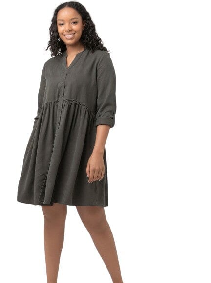 Deena Tencel Dress Dresses Ripe XS Olive 