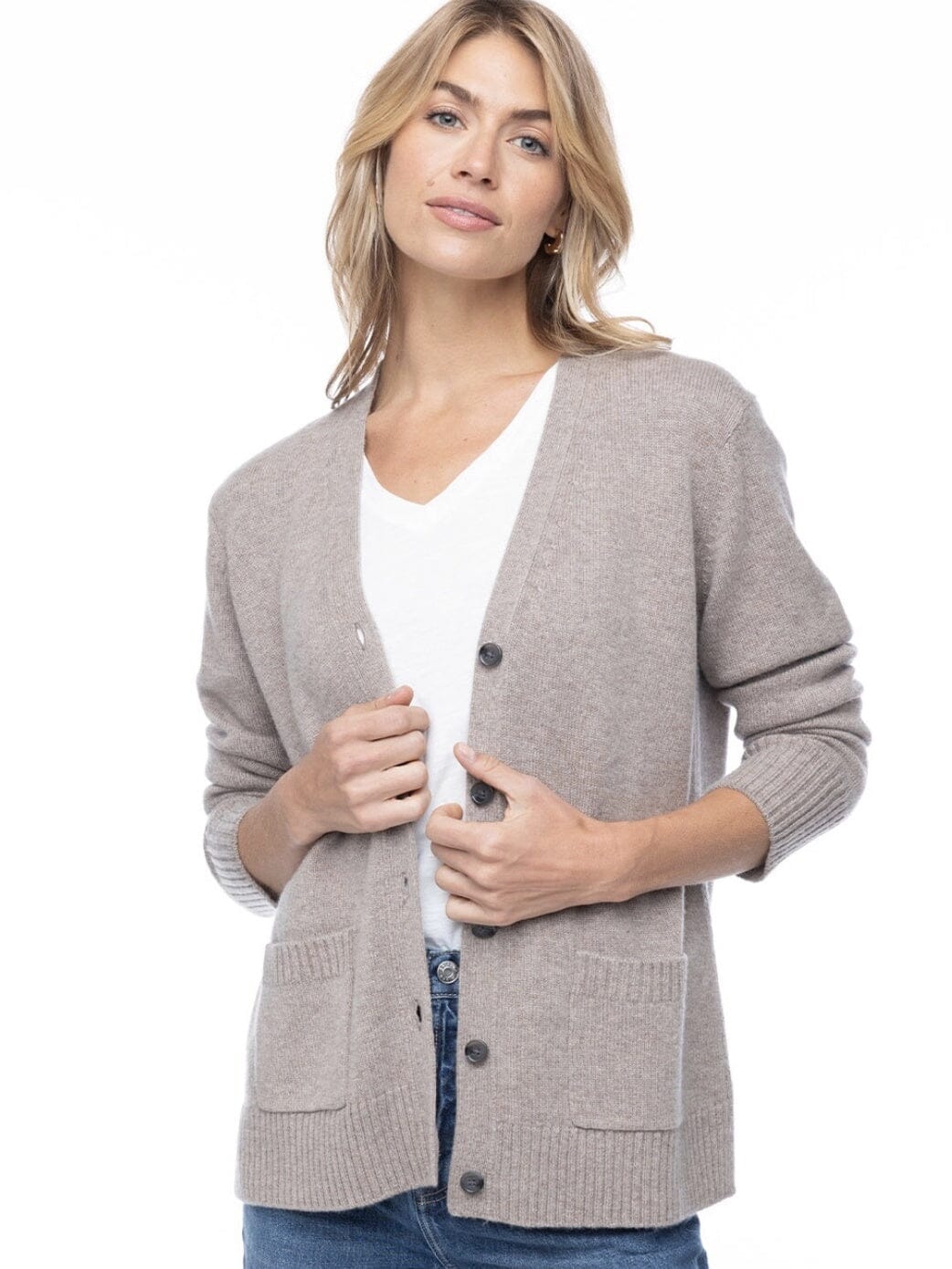 Cary Cashmere Cardigan Tops MOM fave 